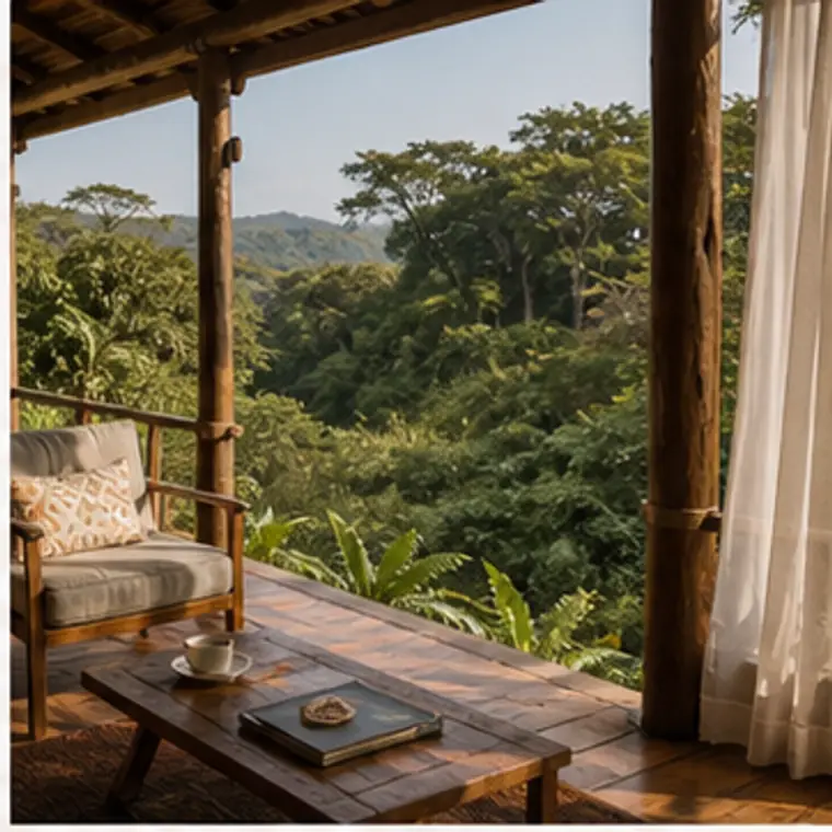 Zimmer der Nilo Forest Reserve Lodge in Tansania